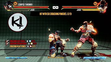 Killer Instinct - Trials Dojo #4 Crouching Attacks Tutorial: Anti Air Attack, Punches & Kicks XB1