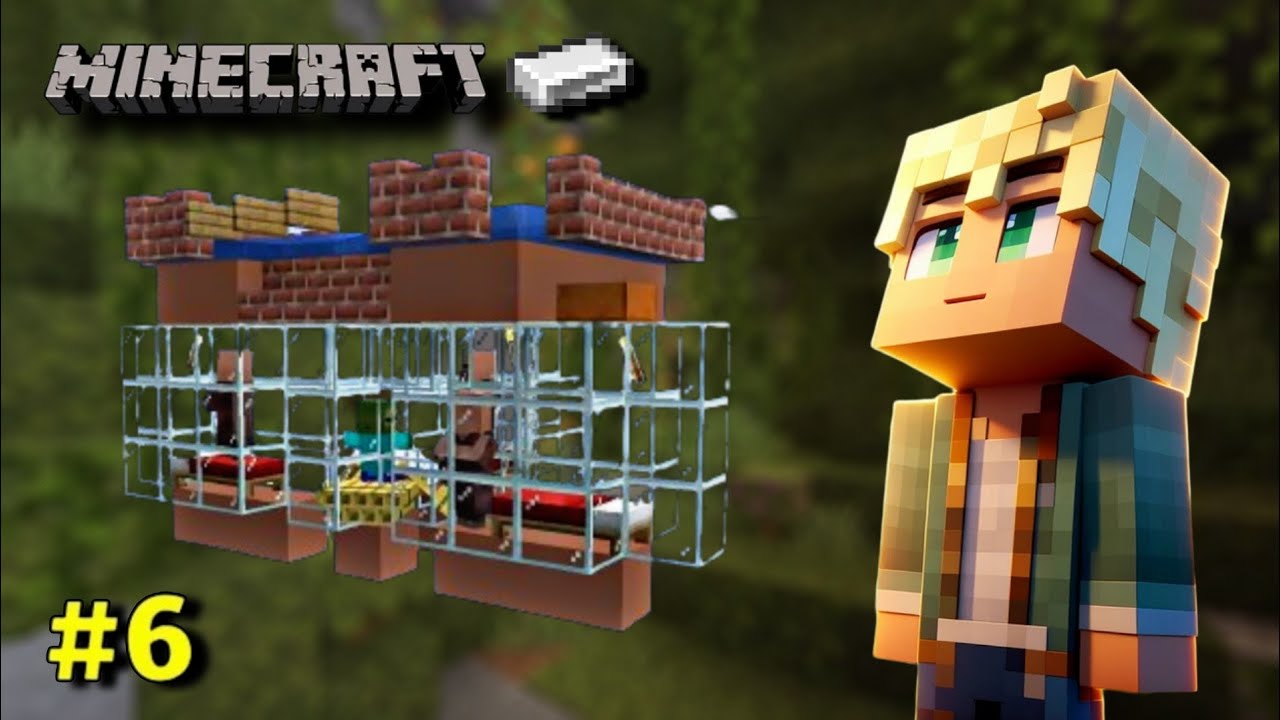 FINALLY I BUILD UNLIMITED IRON FARM | MINECRAFT GAMEPLAY #6 - YouTube