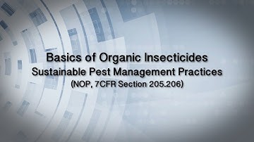 Basics of Organic Insecticides