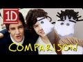 One Direction 1D3D Movie Trailer - Homemade with Sock Puppets (Comparison)