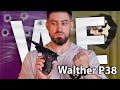 Страйкбольный пистолет WE Walther P38 (6 мм, черный, WE P010LBOX- BK) видео обзор