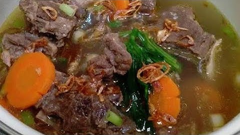 Resep Sop Daging Sapi Super Empuk Enak & Tidak Alot Tanpa Dipresto Dan Tidak Bau Amis