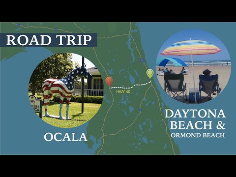 One-day trip from Ocala to Daytona Beach & Ormond Beach