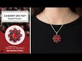 Cherry on Top ? Ginkgo Bead Pendant Tutorial