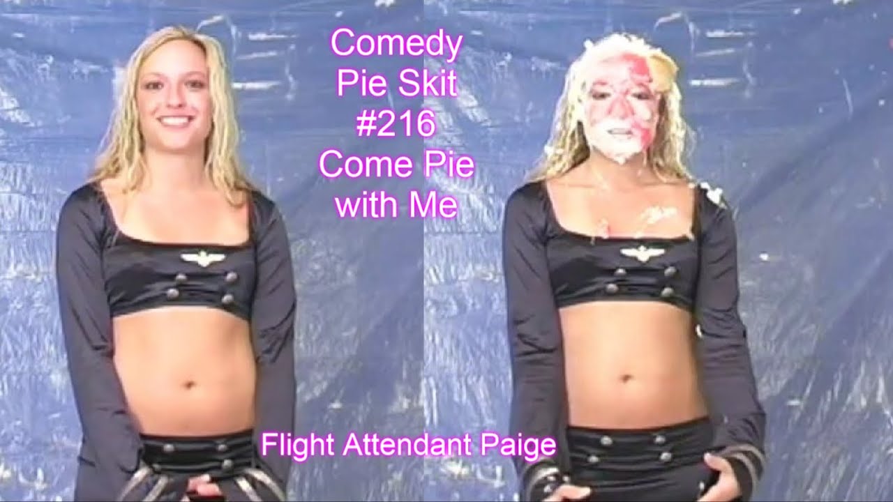 Comedy Pie Skit #216 - Flight Attendant Paige