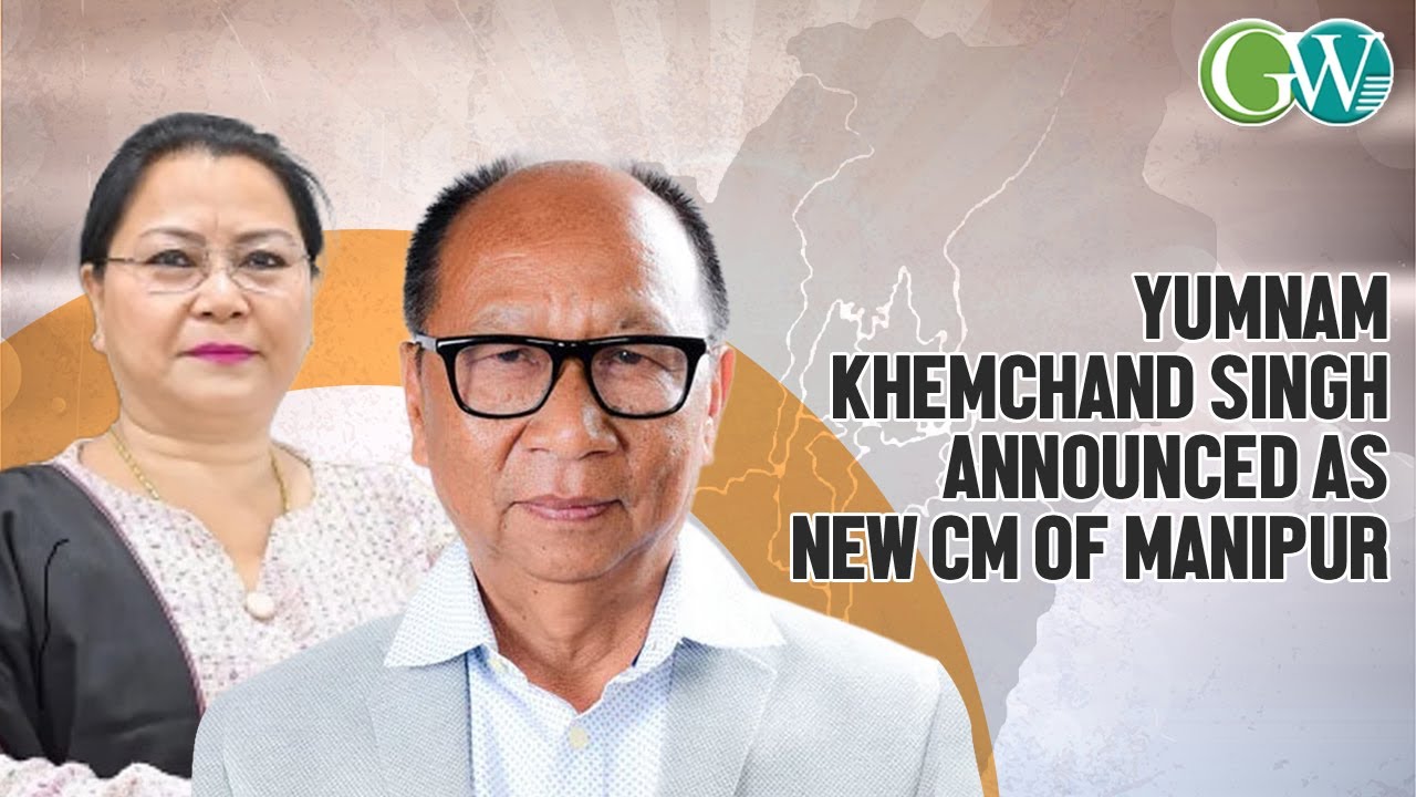 BJP LEGISLATOR YUMNAM KHEMCHAND SINGH ANNOUNCED AS NEXT CM OF MANIPUR