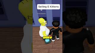Selling Ekittens in Roblox #roblox #shorts #funny