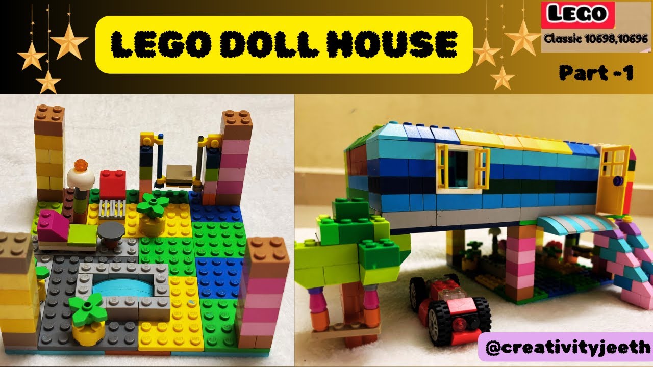 @creativityjeeth LEGO DOLL HOUSE USING 10696&10698  