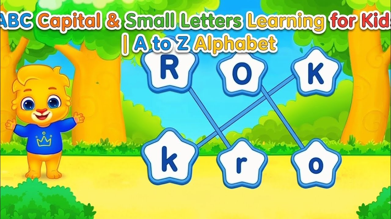 ABC Capital & Small Letters Learning for Kids | A to Z Alphabet - YouTube