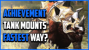 FFXIV: Fastest Method | Tank Achievement Mounts in Endwalker