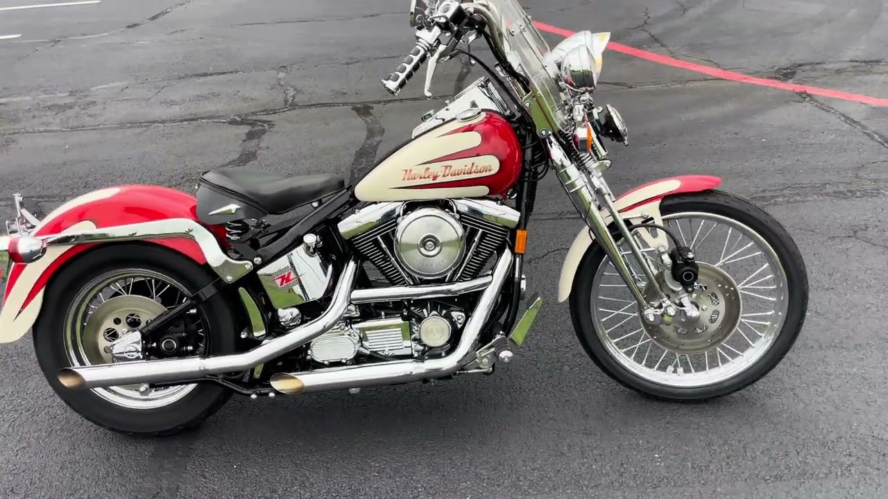 96 Harley springer Softail, 7k miles, selling on BAT no reserve