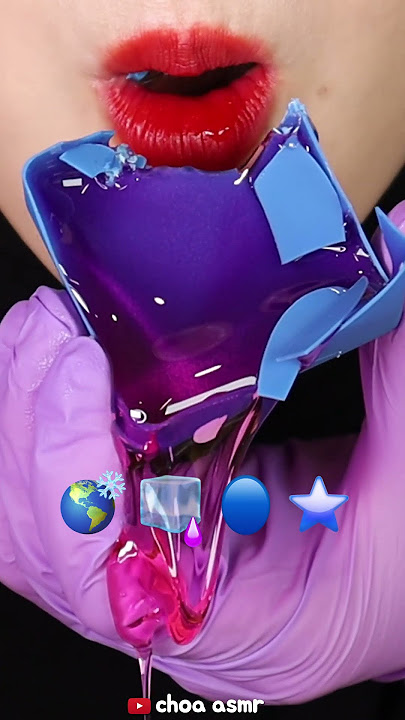 BLUE FOOD ASMR 💙