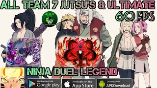 NINJA DUEL LEGEND Brand New Naruto Gameplay 🎮 Konoha All Team 7 Jutsu's & Ultimate | 1080p/60fps screenshot 1
