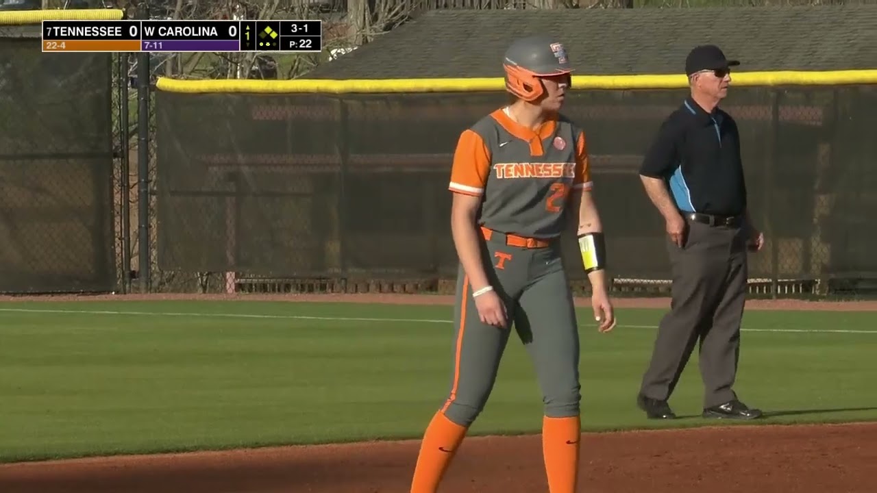 #7 Tennessee vs Western Carolina | Game 1 | Full College Softball 03/21/2024