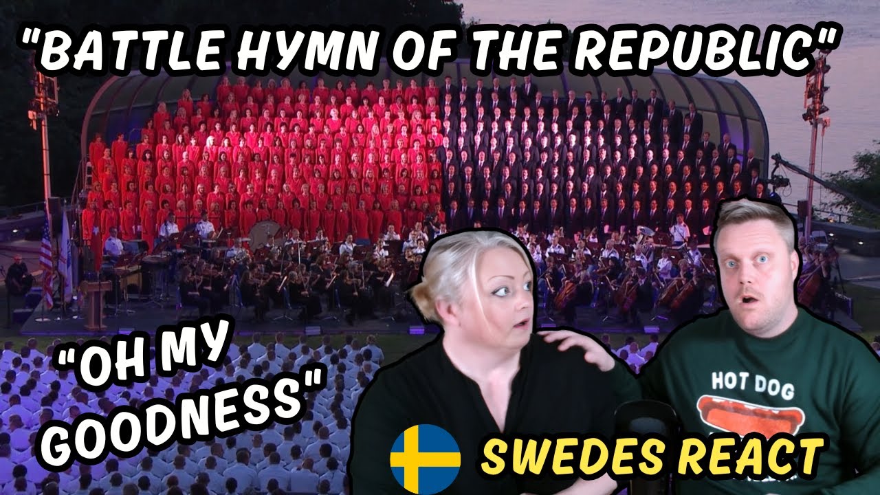 Swedes reacts to "Battle Hymn of the Republic" with the Mormon Tabernacle Choir LIVE !