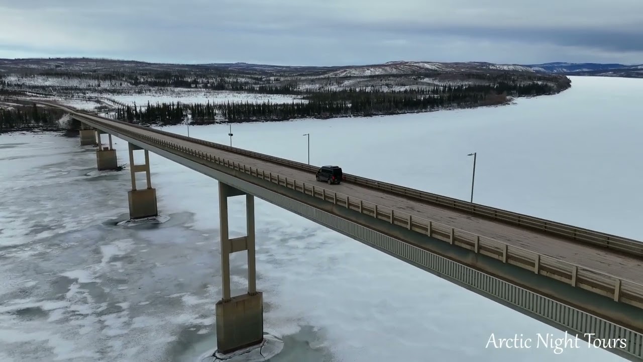 Road to Arctic Circle with Arctic Night Tours on the April 19, 2025