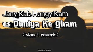 Jany Kab Hongy Kam Is Duniya Ke Gham _ ( slow   reverb) _ Shehryar Music Studio