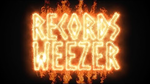 Weezer - Records (Lyric Video)