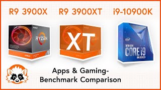 AMD Ryzen 9 3900X vs. Ryzen 9 3900XT vs. Intel Core i9 10900K CPU Benchmark Comparison