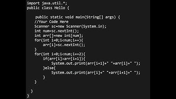 SkillRack-Daily Challenge - Sort Every Two Integers (Program Id: 8276) 25/01/2023 (JAVA/C)