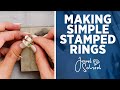 How to Make a Stamped Ring | Jewelry 101