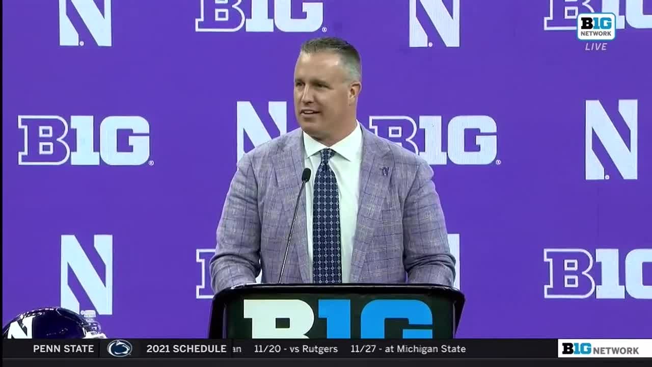 Big Ten Football Media Day - Pat Fitzgerald (7/22/21)