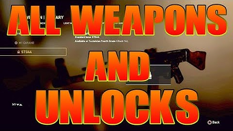 CoD WW2 BETA ALL WEAPONS, BASIC TRAINING/PERKS, ATTACHMENTS, SECONDARIES, AND GRENADES