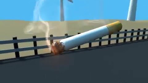 3D cigarette smoke simulation demo, Ganesh.M