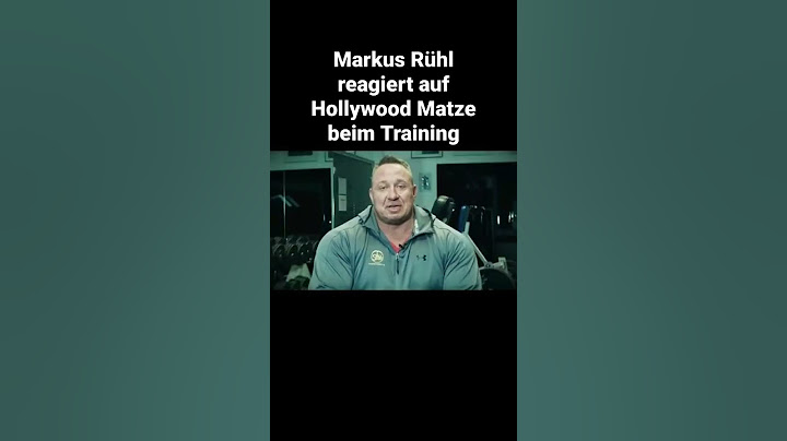 Markus Rühl reagiert auf Hollywood Matze beim Training 💪😂
