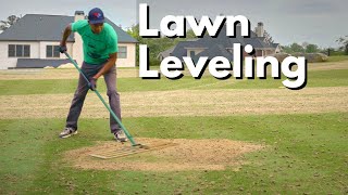 Top Dressing, Leveling and Overseeding Lawn with Arden 15