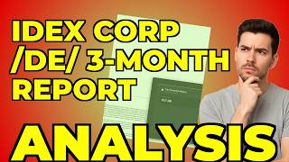 IDEX Corporation: My Take on Their Latest Quarterly Report