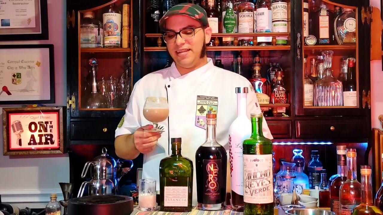 Pulque en Nogada - Mixology & Sommellerie - Agave Spirits Institute - Original Cocktail - Mezcalogy