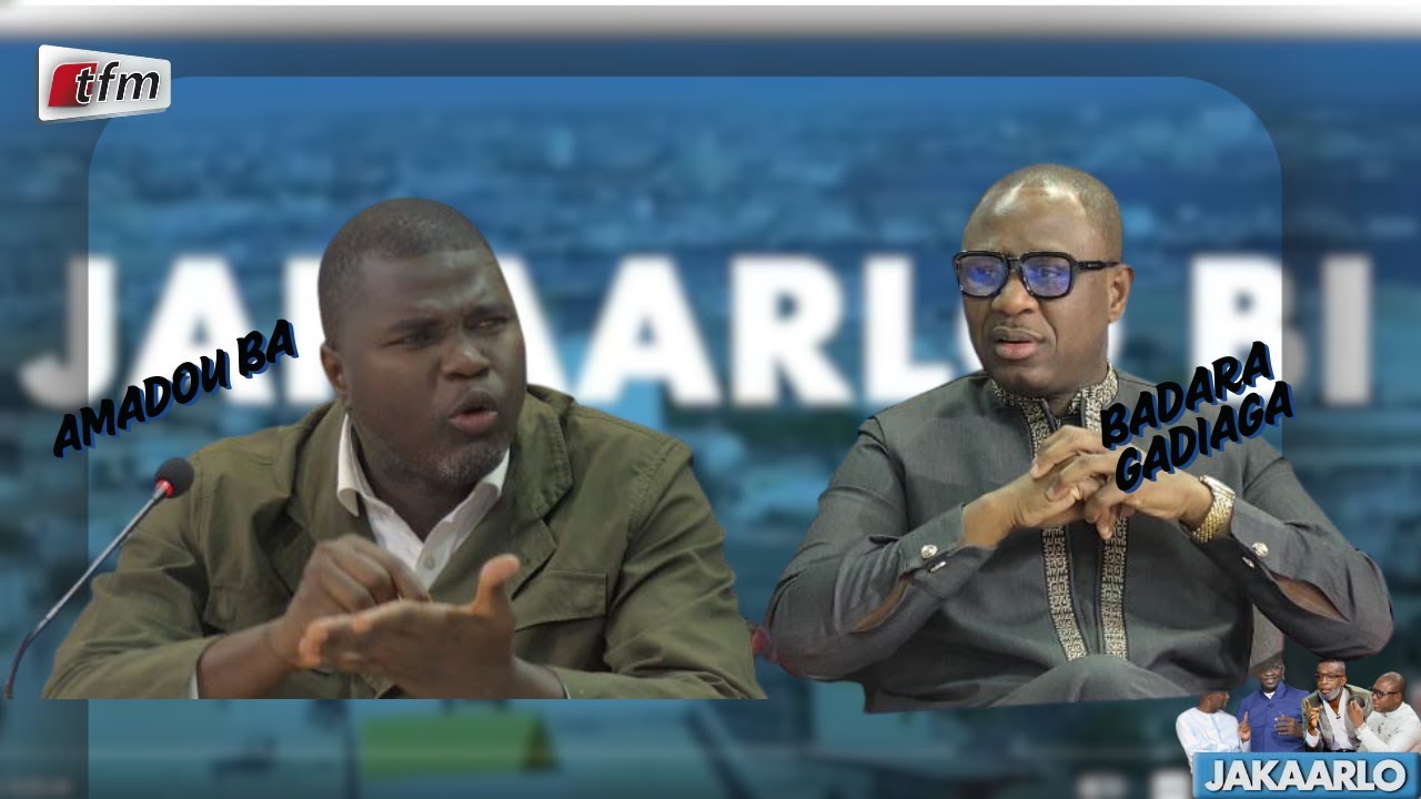 Débat très houleux entre Badara GADIAGA et Amadou BA sur le plateau de jakaarlo bi