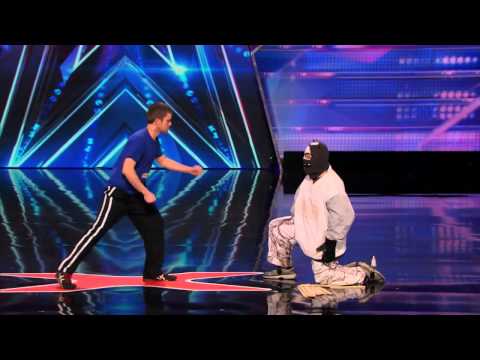 Dustin's Dojo  Howard Stern Uses Golden Buzzer on Karate Kid   America's Got Talent 2014 Hig