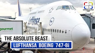 TRIP REPORT | 11h Onboard the Boeing 747! | San Francisco to Frankfurt | Lufthansa Boeing 747-8i
