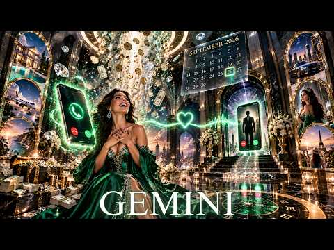 GEMINI IT'S COMING ♥️ A LOT OF MONEY 💰 AND THE CALL YOU'VE BEEN WAITING FOR 📞🥰 SEPTEMBER 2026