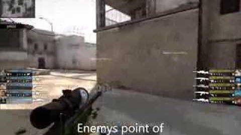 How to peek an  Enemy AWP player in CS:GO ^