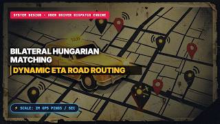 How to Design Uber Driver Dispatch & Matching Engine (Hungarian Algorithm & 2M QPS)