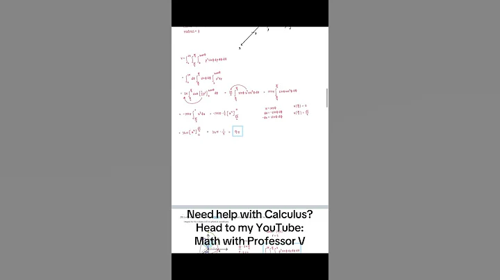 Gorgeous 🤩 HW Calculus 3 Tutorials on #mathwithprofessorv #calculusvideos #integration #calculus