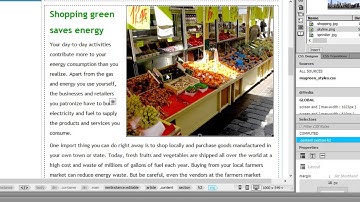 Optimize Images with the Property Inspector in Dreamweaver CC