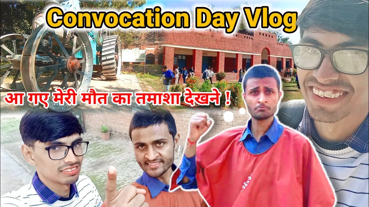 Convocation Day Vlog popat 😂 ho gaya | Senior ne ki actors ki mimicry | Daily vlog | Go Family Vlogs