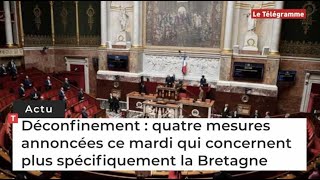 Déconfinement : quatre mesures annoncées ce mardi qui concernent plus spécifiquement la Bretagne