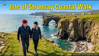 Isle of Stronsay Coastal Walk Sea Caves Seal Colonies Wild Orkney Coastline