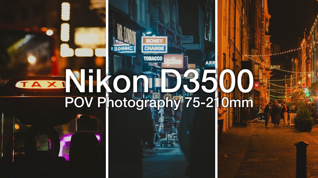 West End London POV Street Photography - Nikon D3500 (75-210mm F4.5)