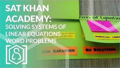 Systems of linear equations word problems answer key