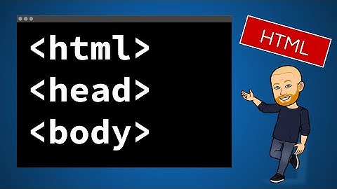 HTML: head and body