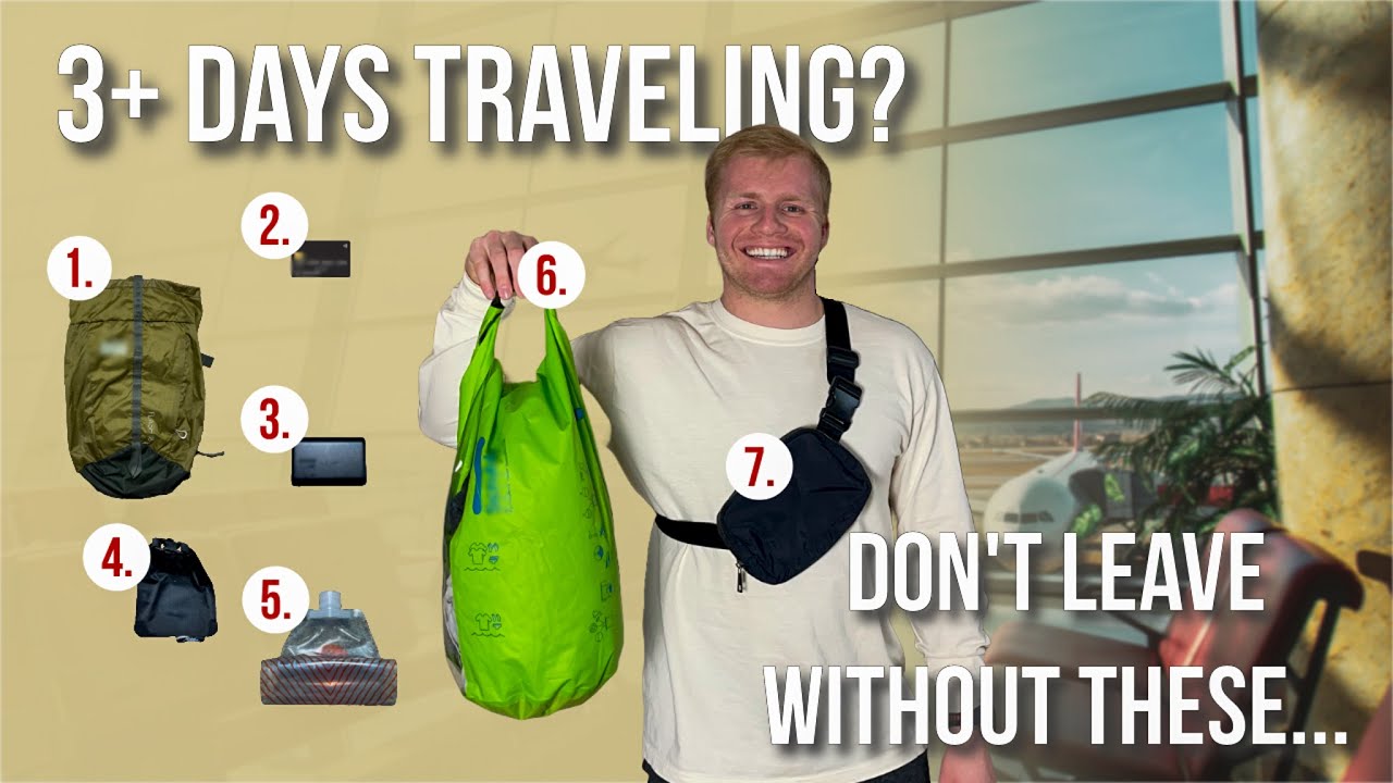 7 Travel Essentials You Need For Every LONG Trip! - YouTube