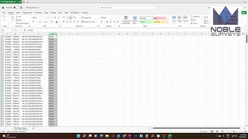 Preparing points for import to Civil 3D