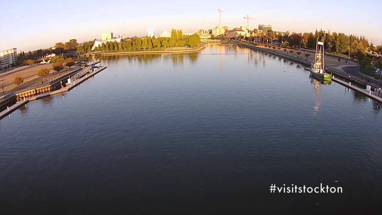 Downtown Stockton Marina Flyover