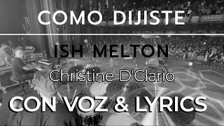Video thumbnail of ""Como Dijiste - Christine D'Clario" ISH MELTON con VOCES y LETRA PISTA drum cam I Ofir Lizarraga"